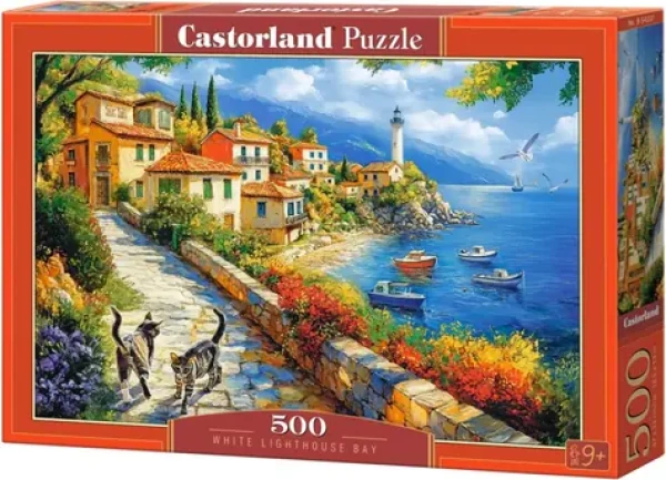 Castorland 54237 Puzzle Zátoka u bílého majáku
