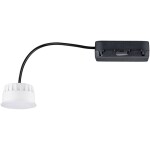 Paulmann 92907 Whirl LED vestavné svítidlo, LED, pevně vestavěné LED, 4.9 W, hliník (kartáčovaný), saténová, sada 3 ks