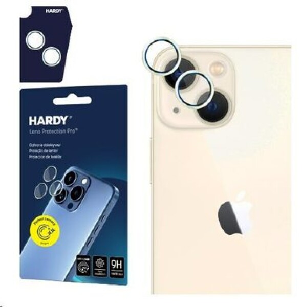 3mk HARDY Lens Protection Pro skla na fotoaparát pro Apple iPhone 15/15 Plus Yellow (5903108573436)