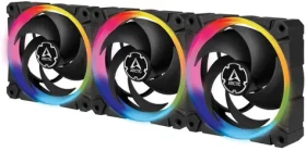ARCTIC BioniX P120 - A-RGB Bundle černá 3ks / 120mm / FDB / 2300 RPM / 48 CFM / A-RGB / 7-Pin (ACFAN00156A)