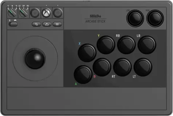 8BitDo Arcade Stick černá / bezdrátový ovladač / pro Xbox Series X|S Xbox One Windows (RET00365)