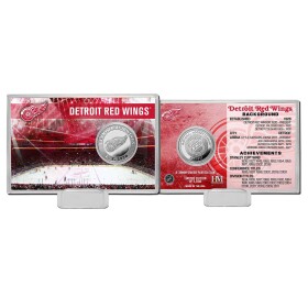 Highland Mint Sběratelská Pamětní mince Detroit Red Wings NHL Team History Silver Coin Card Limited Edition od 5000