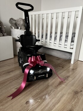 Mamido Mašle na elektrické autíčko pro děti bordo
