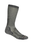 Pánské merino ponožky ICEBREAKER Mens Mountaineer Mid Calf, Jet Heather/Espresso velikost: 39-41,5 (S)