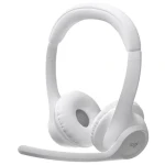 Logitech Zone 300 bílá / bezdrátová sluchátka s mikrofonem / BT (981-001417)