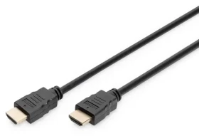 Digitus HDMI Premium High Speed černá / Kabel / HDMI - HDMI / 3 m / Ultra HD 60p / s Ethernetem / zlacené konektory (DB-330123-030-S)