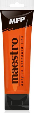 Akrylová barva Maestro 75ml - orange