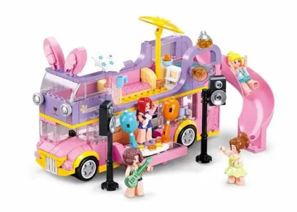 Sluban Girls Dream M38-B1165 Hudební obytný vůz Double Decker