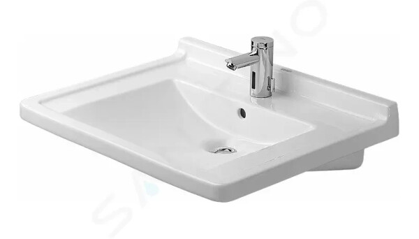 DURAVIT - Starck 3 Umyvadlo 700x545 mm, s 1 otvorem pro baterii, bílá 0309700000