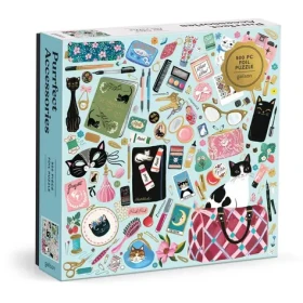 GALISON Fóliové puzzle Kočičí elegance