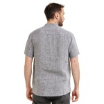 Bushman Pánská lněná košile Bintou, šedá XL