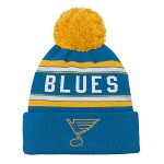 Outerstuff Dětská zimní čepice St. Louis Blues NHL Jacquard Cuffed Knit With Pom