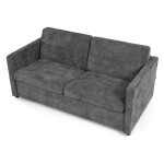 Dvoumístná rozkládací pohovka, šedá, látka, ASB-C3900 GREY2