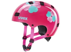 UVEX KID 3 PINK FLOWER 2022 - Uvex Kid 3 dětská přilba Pink Flower vel. 51-55cm
