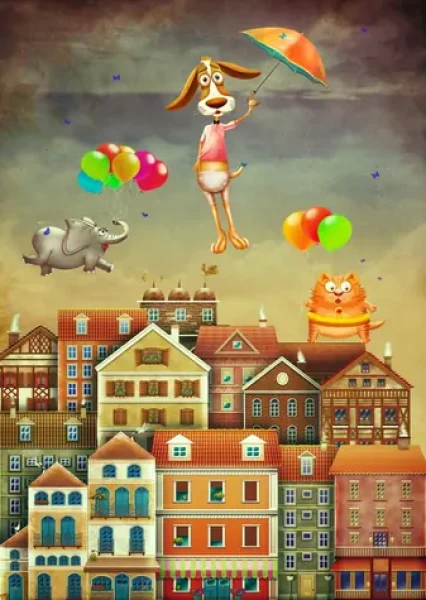 ENJOY Puzzle Nad městem
