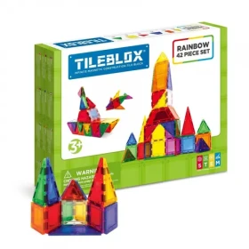 TILEBLOX Magnetická stavebnice Duhová sada