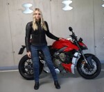 Dámská bunda na moto Xrc Rodyon Hlt black - 46 / černá