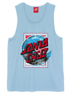 Santa Cruz Breaker Dot SKY BLUE pánské tílko - XXL