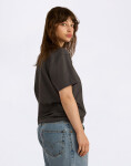 Tričko Organic Basics True Heavy Boxy Tee Slate