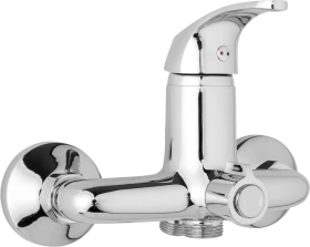 JB Sanitary Nástěnná umyvadlová a sprchová baterie SLIM, 150 mm, otočný přepínač v těle, bez ramínka A00 39 00