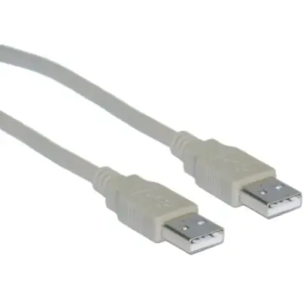 MicroConnect kabel USB2.0 A (M) - USB2.0 A (M) 2m šedá / 480Mbit/s (USBAA2)