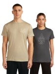 Pánské merino triko s krátkým rukávem ICEBREAKER Mens 150 Tech Lite SS Tee Peaceful Pass, Flagstone velikost: XXL
