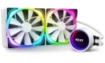 NZXT Kraken X63 RGB bílá / Vodní chladič CPU / 2 x 140mm / 1500 RPM / 4-pin / pro Intel AMD (RL-KRX63-RW)