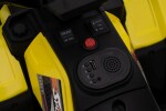Mamido Dětská elektrická čtyřkolka Superme žlutá