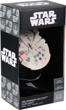 Star Wars Millenium Falcon lampa na knihu - EPEE