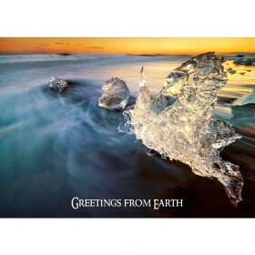 Pohlednice 3D Labuť z Ledu