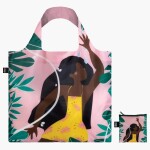 Skládací nákupní taška LOQI CÉLESTE WALLAERT Joyful and Free