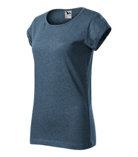 Fusion tričko dámské tmavý denim melír 2XL