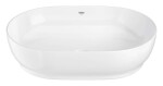 GROHE - Essence Umyvadlo na desku, 60x40 cm, bez přepadu, bez otvoru pro baterii, alpská bílá 103563SH00
