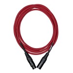 Cascha Standard Line Mic Cable Red 6m