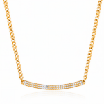ELENYS Seline – pozlacený náhrdelník 18K žluté zlato Délka: 45+5 cm / max. 50 cm