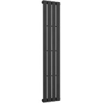 CERANO Koupelnový radiátor Arlen - boční připojení - 558 W - černá matná - 1800x300 mm