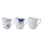 Royal Copenhagen Porcelánové hrnky Gifts With History 380 ml – set 3 ks, bílá barva, porcelán