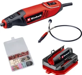 Einhell TC-MT 150 E černá/červená / Bruska a gravírovací nástroj / 150W / 10000-35000 ot/min (4419380)