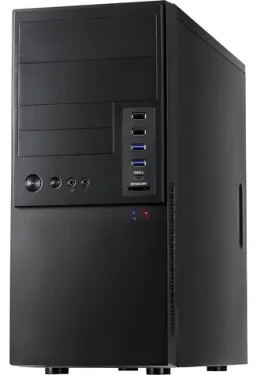 Inter-Tech IT-6865 černá / Skříň / micro ATX / 2x USB 3.2 / USB-C / čtečka karet (88881304)