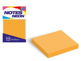 Bloček samolepící 75x75mm 100 listů oran