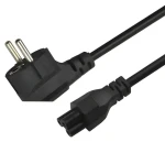 Napájecí kabel CL-158 / Napájecí kabel / IEC C5 (trojlístek) / 3 m (SAVIO CL-158)