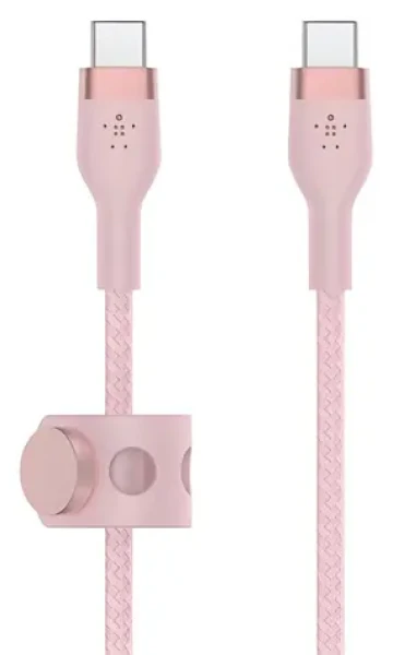 Belkin BOOST CHARGE PRO FLEX růžová / Kabel USB-C na USB-C / 1 m (CAB011bt1MPK)