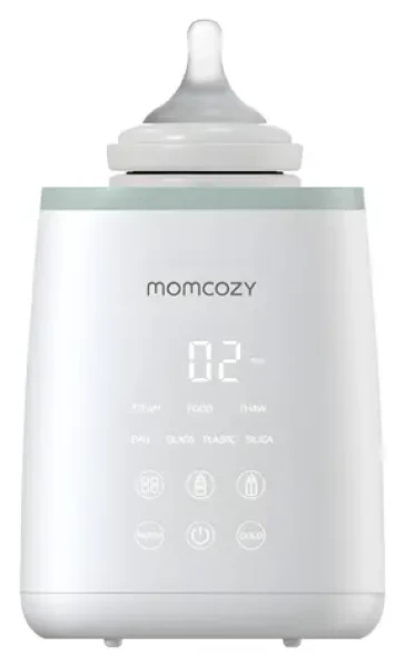 Momcozy MW01 6v1 bílá / Ohřívačka kojeneckých lahví / Dotykové ovládání / LCD displej / Ohřev i rozmrazování / 500 W (MW001-WH94NB-A)