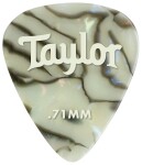 Taylor Celluloid Picks 0.71 Abalone