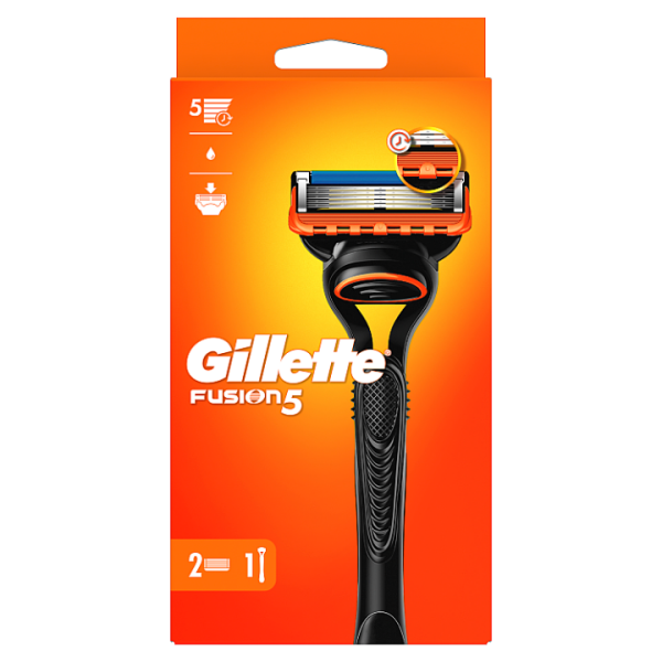 Gillette Fusion5 Pánský Holicí Strojek, 1 Holicí Strojek, 2 Náhradní Holicí Hlavice