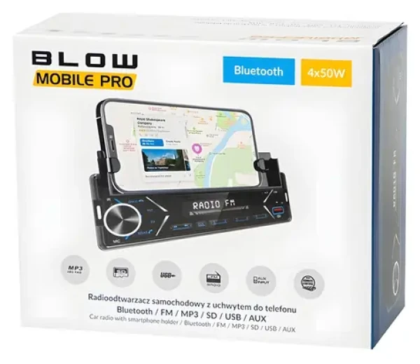 BLOW Mobile Pro / Držák telefonu / 1DIN slot / Do auta (78-346#)