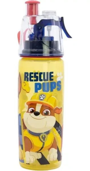 STOR Láhev na pití s rozprašovačem Tlapková patrola 575 ml / Plast / Bez BPA (81627)