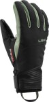 Rukavice Leki SPARROW 3D Woman, black/dusty green Velikost