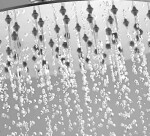 SAPHO - SLIM hlavová sprcha, 250x250, nerez lesk MS564