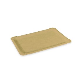 Papírový tácek hnědý (FSC Mix) nepromastitelný kraft 13 x 20 cm `č.4` 250 ks WIMEX 48004
